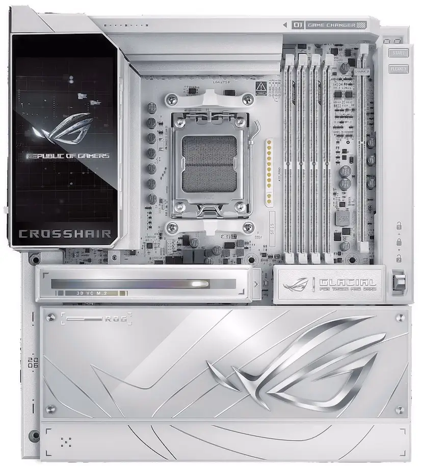 Montaje Placa Base ASUS ROG CROSSHAIR X870E GLACIAL Canillejas Canillejas Gaming - Montaje Placa Base ASUS ROG CROSSHAIR X870E GLACIAL Canillejas